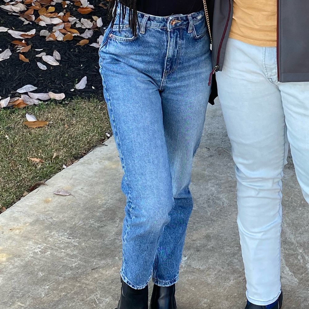 Zara mom jeans